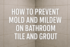 Tile and Grout mold cleaning