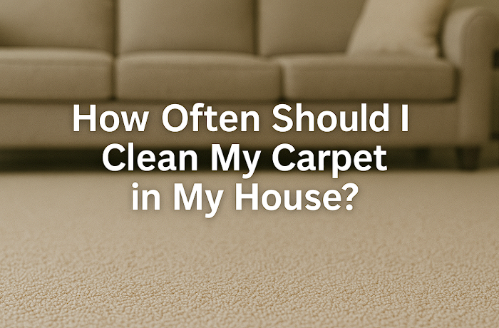 How often should I get my carpets cleaned